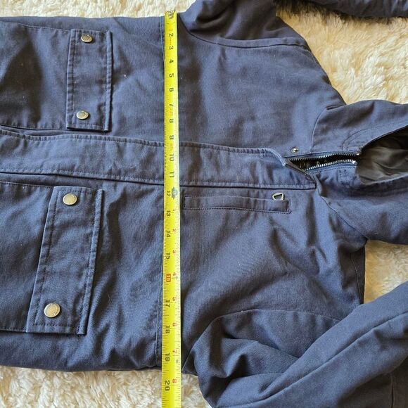 Quicksilver Bomber Jacket Size Large Blue - Picture 8 of 9